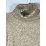 Loft 1– Women's Flare Sleeve Acrylic Knit Turtleneck Sweater Beige Size XS Photo 1