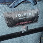 Torrid  4 women’s jean jacket medium to dark wash cotton sz 4X ✨ Photo 3
