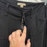Burberry  Brit Womens Pants Medium Black Stretch Motto Designer Zip Rebel Skinny Photo 5