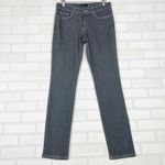 prAna  Gray Denim Jeans Womens Size 6 Slim Fit Low Rise Contrast Stitch‎ Photo 15