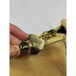 Betsey Johnson Luv Betsey by SKU 7885 Yellow Gold Glittery Shoulder Bag With Ch Photo 5