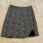 Silence + Noise  Black Patterned Skirt  Photo 0