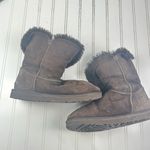 UGG  Women's Bailey Button II Chocolate Brown Boots Size Photo 2