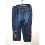 J. Jill floral embroidered jeans Blue Size undefined Photo 4