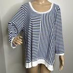 Suzanne Betro Weekend Striped Tunic Top Photo 0