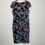 Dress the Population New Jaleah Sequins Velvet Sheath Dress Black Multi Photo 5