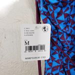 Free People Womens Medium Kai Print Tie Strap Lined Minidress NEW Photo 8