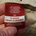 Merona Stretch Beige Black Dot Crop Pants 10 Photo 6