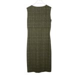 Vintage Isabella Bird Olive Green Mosaic Sleeveless Sun Dress Midi Dress XS Photo 2