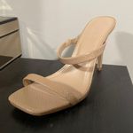 Forever 21 Beige Heeled Sandals Photo 2
