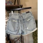 RTA Pierce Belted Denim Short Clean Blue Womens Size 26 Photo 8
