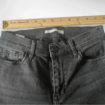 PacSun Women's Stretch Black Ripped Raw Hem Vintage Skinny Jeans Sz 25 | EUC Photo 6