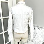 joe's jeans  Womens Boyfriend Denim Jacket Long Sleeve Denim Jacket White XS Photo 4