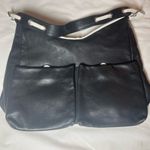 Perlina Dark Leather Hobo Bag Photo 5