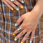 Le lis  Brown & Blue Plaid Open-Back Button Down Dress Photo 3