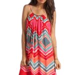 Revolve Womens  Eighty Six Tribal Print Asymmetrical Necklace Dress - Sz XL Photo 0