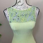 Class Neon Green Lace Dress Size 6 Photo 3
