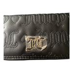 Juicy Couture NWT--BLACK FOLD WALLET Black snap closure wallet, inside is printed “My heart belongs to Juicy” has card slots and a zip pocket, brand new Photo 2