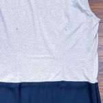 Kit & Ace • Union Dress color block shift grey navy blue knit silk tank Size 4 Photo 10