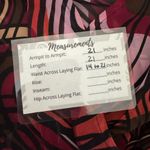 Bisou Bisou  Red and Brown Wrap Blouse Long Sleeve‎ Photo 3