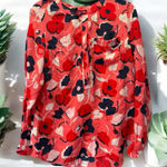 Talbots  NWOT 100% Silk Blouse Medium Photo 0