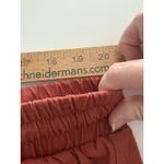 Sound Style Pants Womens Medium Orange Terracotta Linen Blend Boho Lagenlook Photo 6