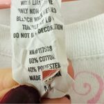 Y2K Heart Spiral Graphic T Shirt Womens Medium White Photo 3