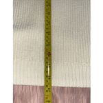 Talbots T by  Cream Long-Sleeved Tipped Striped Sweater Women's Size Medium NWT Photo 10