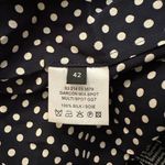 Joseph  Silk Button Down Polka Dot Print Blouse Size 10 Photo 4