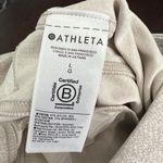 Athleta  Delancey Skyline Tight Braiden Cream‎ Textured Pull On Pants Size Large Photo 10