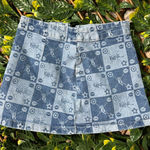 Brats Denim Mini Skirt Size Small Blue Photo 0