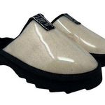 Wild Pair  Portia Cream & Black Faux Fur Insoles Slippers Size 6 Photo 0