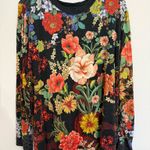 Johnny Was  floral long sleeve layering tee  Photo 0