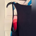 Trina Turk Raissa Multicolor Striped Geometric Blouse Women’s Top Size Medium Photo 12