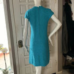 St. John  Knits turquoise teal blue knit dress classic vintage Flawless Condition Photo 4
