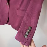 J.Crew Alfie Gramercy Twill Lyocell Single Breasted Blazer Jacket Raspberry Photo 2