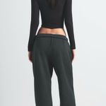 SKIMS NWT  - Classic Straight Leg Pants Spruce Green — Size Large Photo 6