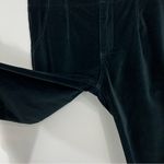 Free People Oxanna Deep Jewel Green Velvet Flare Pants Cropped Size 27 Photo 4