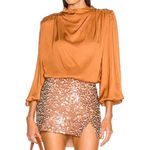 ASTR the Label Meilani Top in Golden Amber Small Photo 3