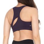 Peloton  Racerback Together We Go Far Purple Sports Bra Size S Photo 1