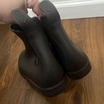 Ibaotty Brown Rubber Ankle Boots Size 11 US Photo 2