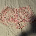 Women Pj Shorts Size Small Red Photo 0