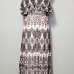 Banana Republic  Factory Warm Paisley Cold Should Chiffon Maxi Dress Size 4 Photo 5