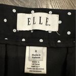 Elle Brand Skinny Ankle Black White Polka Dot Career Pants Trousers Size 8 Photo 5