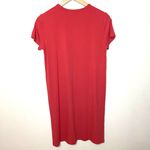 Eileen Fisher Pink Shirt Dress XS Womens Short Sleeve Casual Solid Knee Length Photo 2