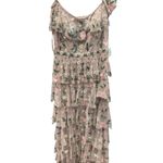 Mac Duggal 9069 Off Shoulder Embroidered Ruffle Tiered Gown, Size 6, New w/ Tag Photo 6