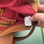 LENE Large Brown Leather and suede Hobo Bag/Shoulder Bag Photo 12