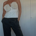 ZARA  flower bust tube top  Photo 0