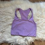 Girlfriend Collective  Paloma Racerback Sports Bra In Ribbed Lilac Photo 1