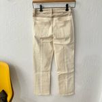 Tractr Two Tone Texture Tan Cream Corduroy Denim Straight Leg Jeans Size 2 Photo 3